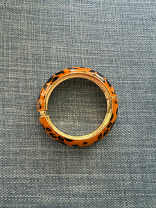 Chunky Leopard Cuff Bracelet