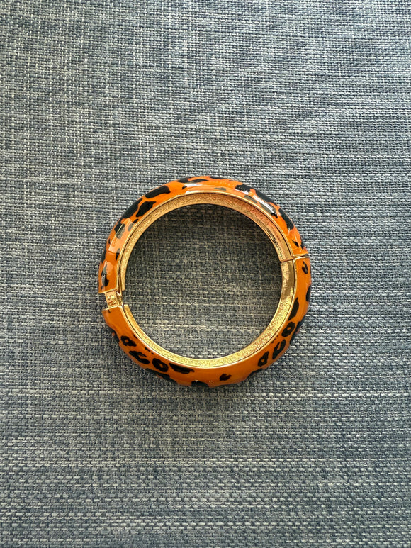 Chunky Leopard Cuff Bracelet