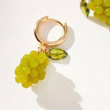 Green Cluster Earrings