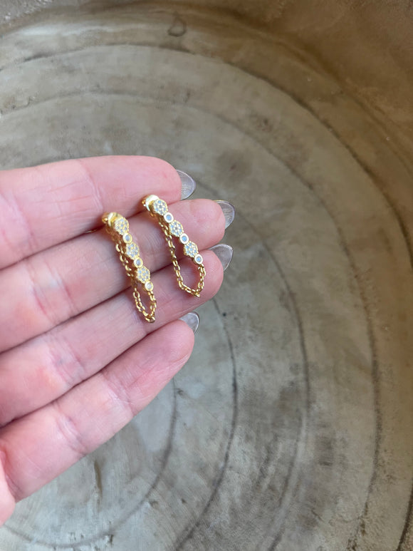 Star Burst Chain Studs