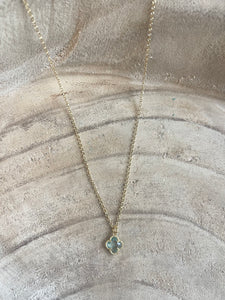 Ocean Blue Motif Necklace