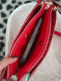 Lucious Red Crossbody Bag