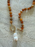 Citrine Stone Necklace