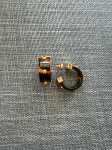 Rivet Hoop Earrings