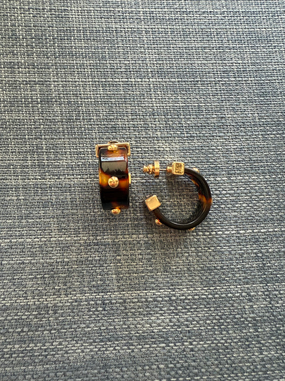 Rivet Hoop Earrings