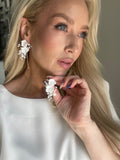 White Whisper Earrings