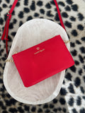 Lucious Red Crossbody Bag