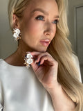 White Whisper Earrings