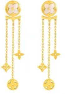 Golden Motif Ear Jackets