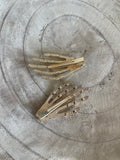 Skeleton Hand Hair Clips