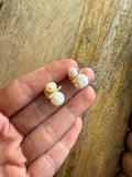 Snowmen pearl Studs