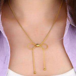 Timeless Bow Necklace