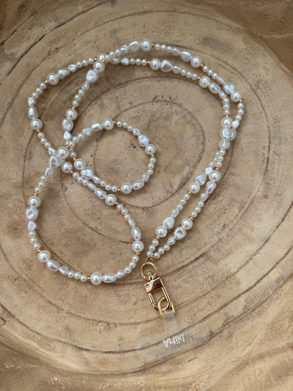 Pearl Glaze Phone Body Chain