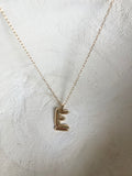 Bubble Letter Necklce
