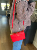 Lucious Red Crossbody Bag