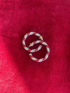 Candy Cane Hoops
