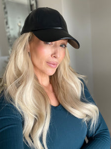 Chic Black Ball Cap