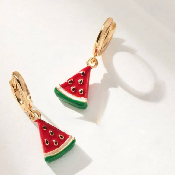Melon Drop Earrings