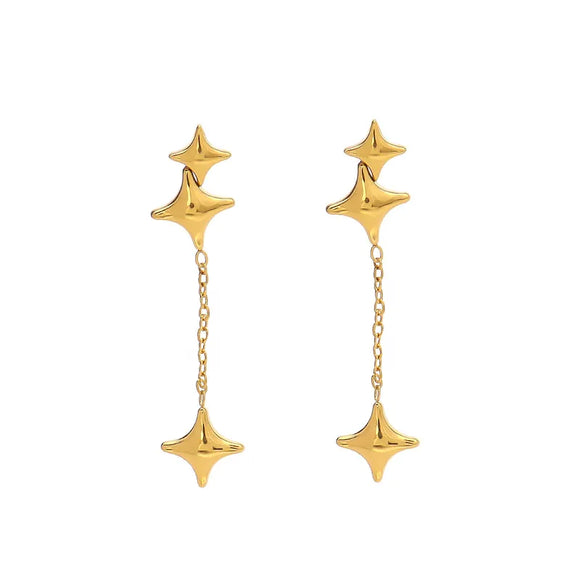 Dripping Star Earrings