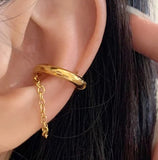 Golden Whisper Ear Cuff