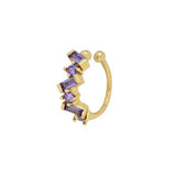 Amethyst Glam Ear Cuff