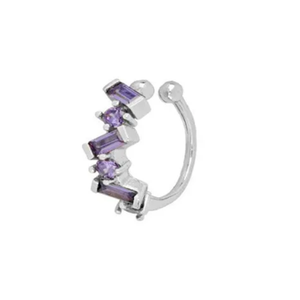 Amethyst Glam Ear Cuff