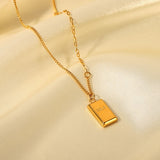 Gold Bar Necklace