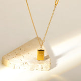 Gold Bar Necklace