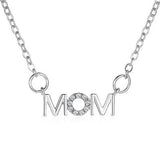 Silver Mom Clavicle Chain