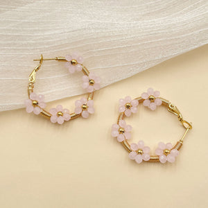 Flower Power Hoops