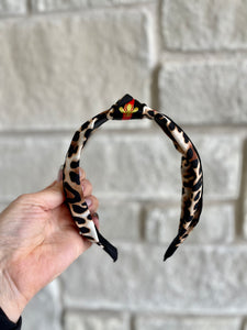 Black Cheetah Chloe Headband